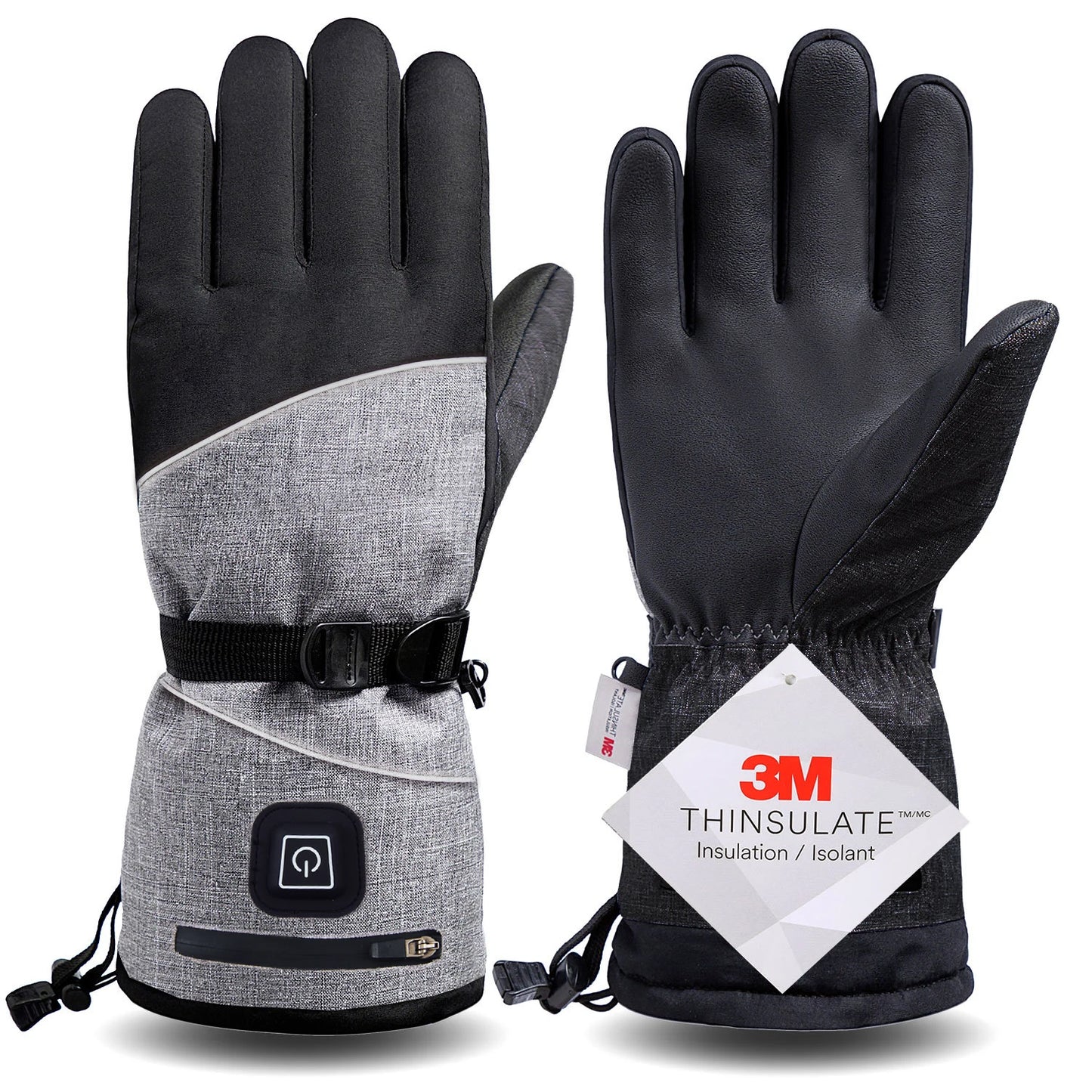 Gants d'hiver 3M Coton Chauffant Gants Electriques Thermiques Imperméables Snowboard Cyclisme Moto Ski Outdoor